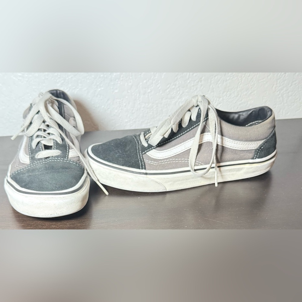 Vans Black and Gray Sneakers - Picture 2 of 5